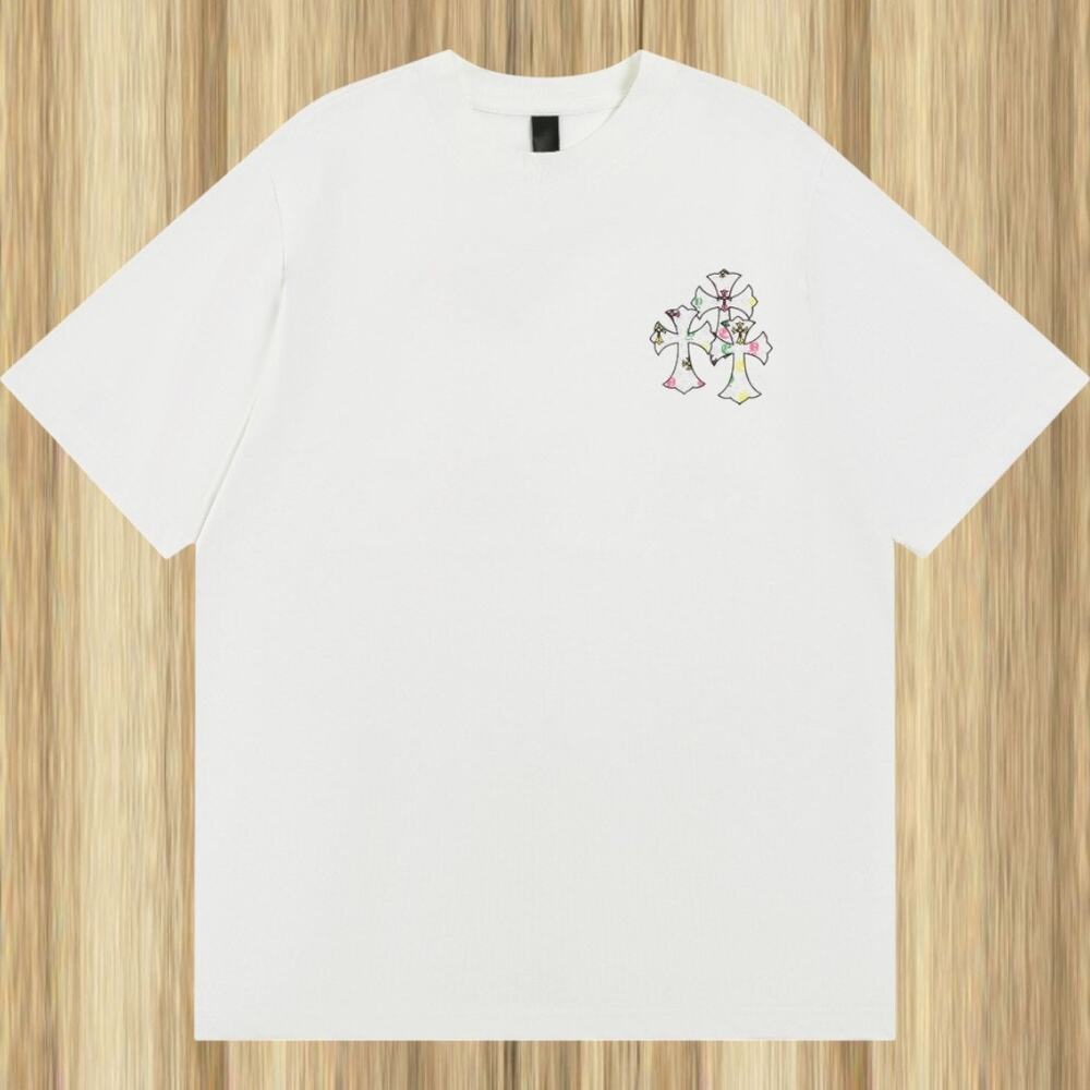 Chrome Hearts Crew Neck Short Sleeve T-Shirt